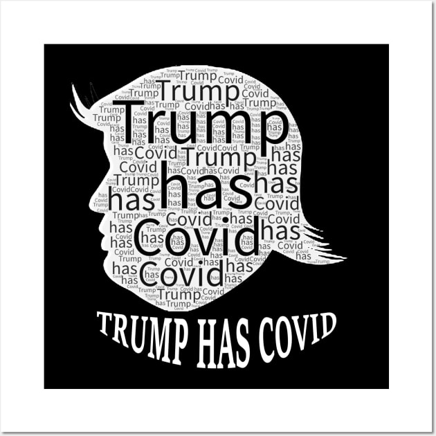 Trump has Covid Wall Art by multylapakID